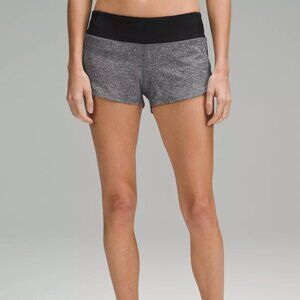 NWT Lululemon Low-Rise Speed Up Shorts, 2.5" Multi-Black